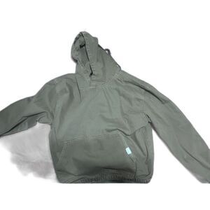 BoohooMAN Brown/Tan Denim Hoodie – Size M